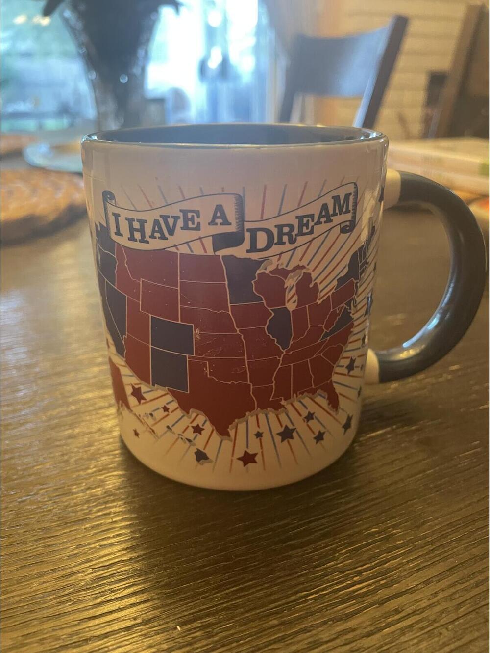 2015 The Unemployed Philosophers Guild‎ I Have a Dream Democratic Dream Mug.